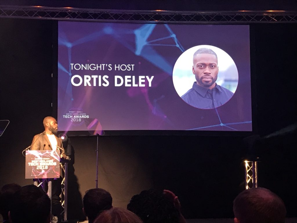 Ortis Deley West Midlands Tech Awards
