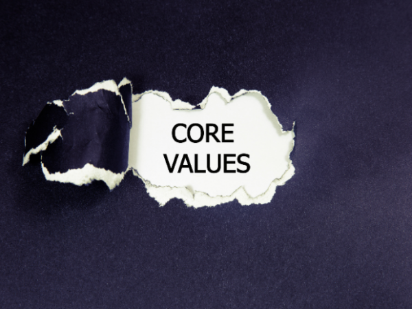Core values uncovered in the middle